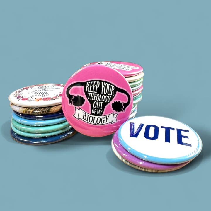 Anthem Sticker Company - Wholesale Magnet - Keep calm and check your privilege round magnet1