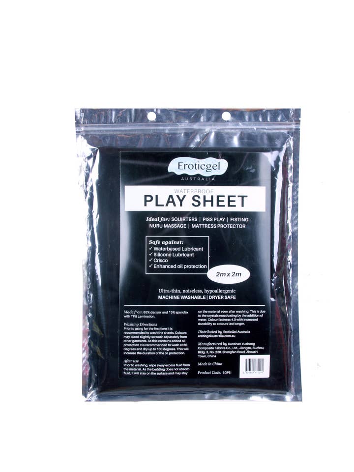STIM U - Wholesale Bedding Blanket - Kids & Baby - Black Waterproof Play Sheet 2M X 2M