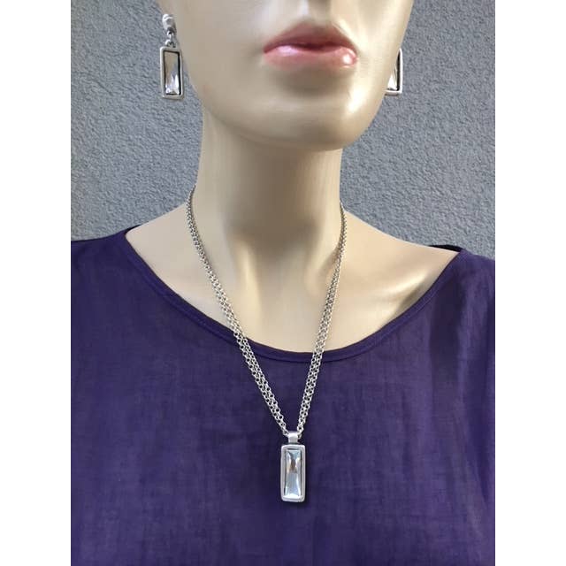 Colar Pendente de Cristal Recta por atacado de Volare