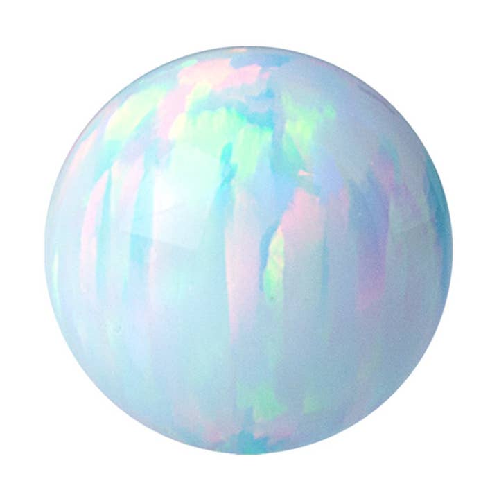 bola de sujeción de ópalo sintético para venta al por mayor de Bodywings