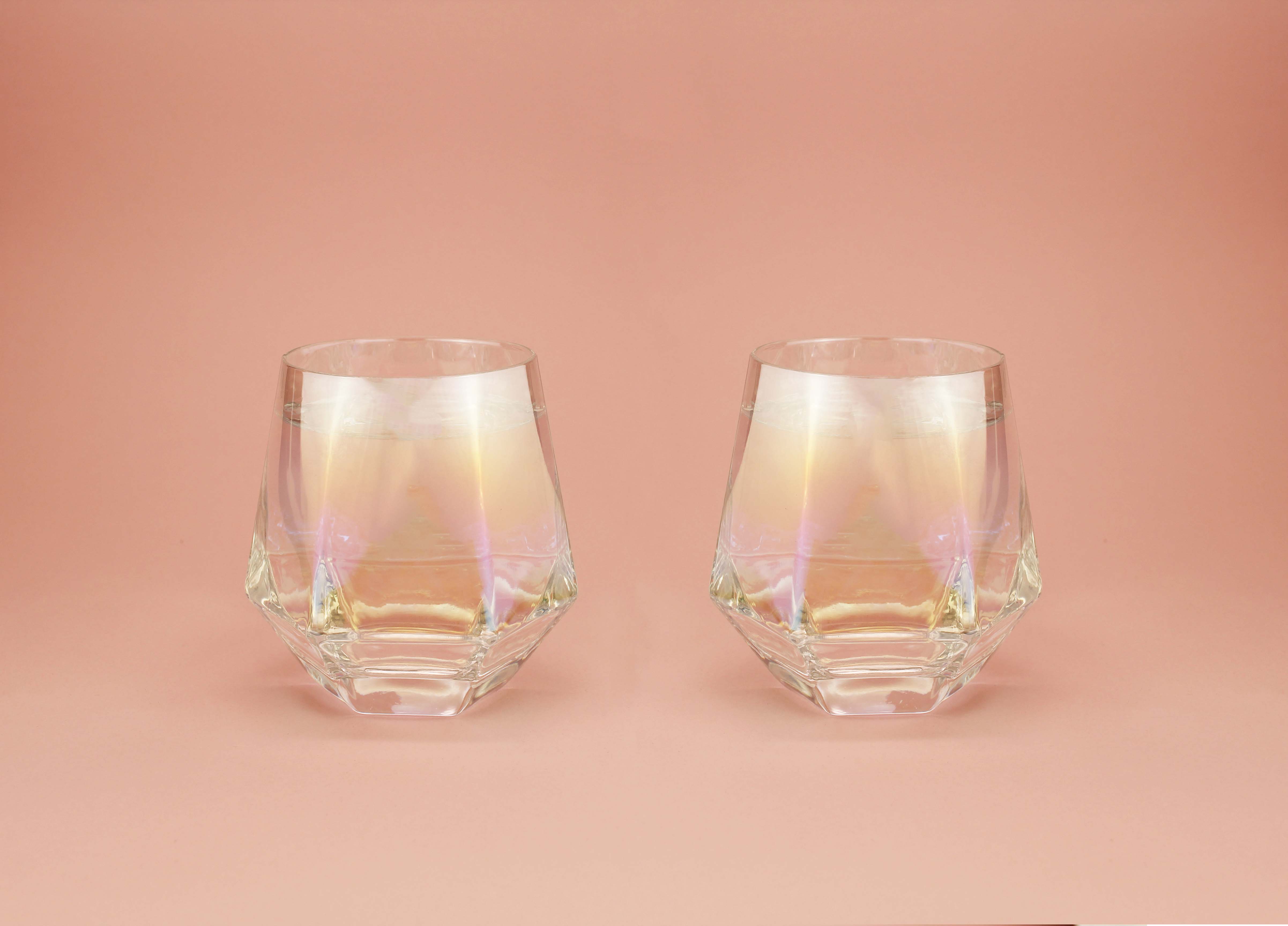 MAGS - Vendita all'ingrosso Bicchieri da cocktail/superalcolici - set di 2 bicchieri con diamanti1