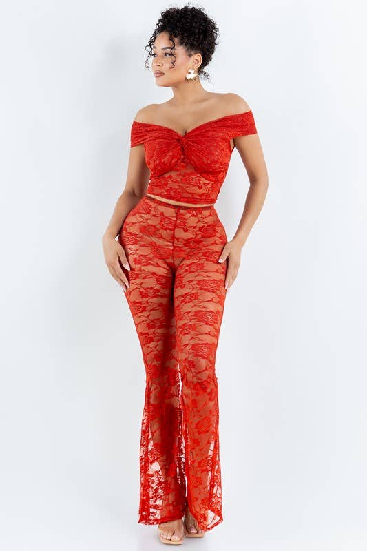 Belita Collection - Wholesale Top & Pant Set (NOT Loungewear) - Women's - Off Sholder W Pants Set7