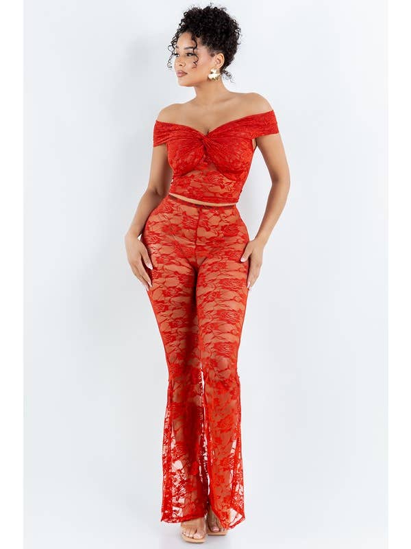 Belita Collection - Wholesale Top & Pant Set (NOT Loungewear) - Women's - Off Sholder W Pants Set7