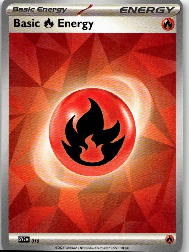 Pokémon SV07: Corona Estelar - Energía de Fuego Básica #010 para venta al por mayor de Chronic Cards