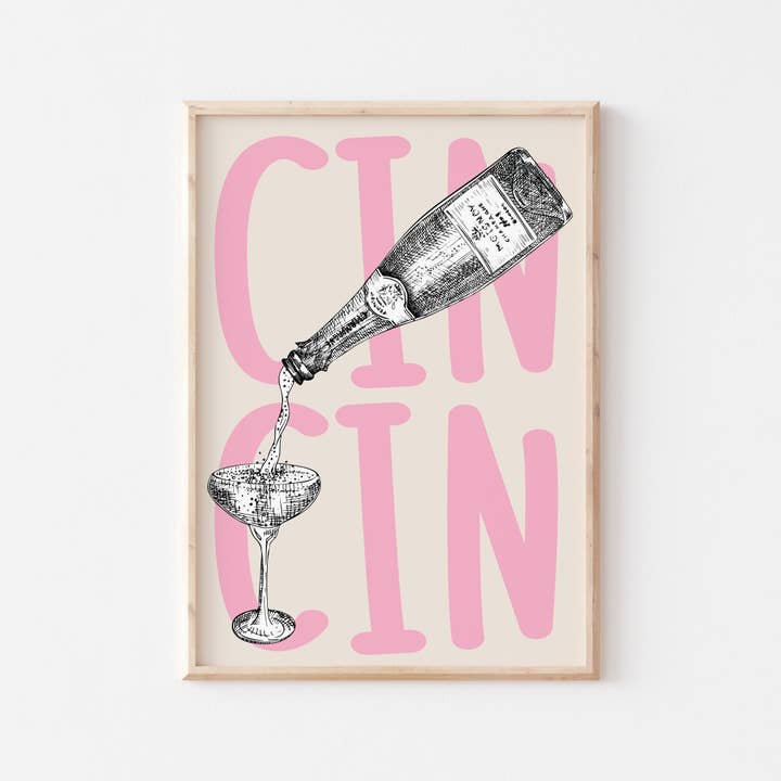 POSTERAMI - Wholesale Art Print - Cin Cin Art Print (more colors)1