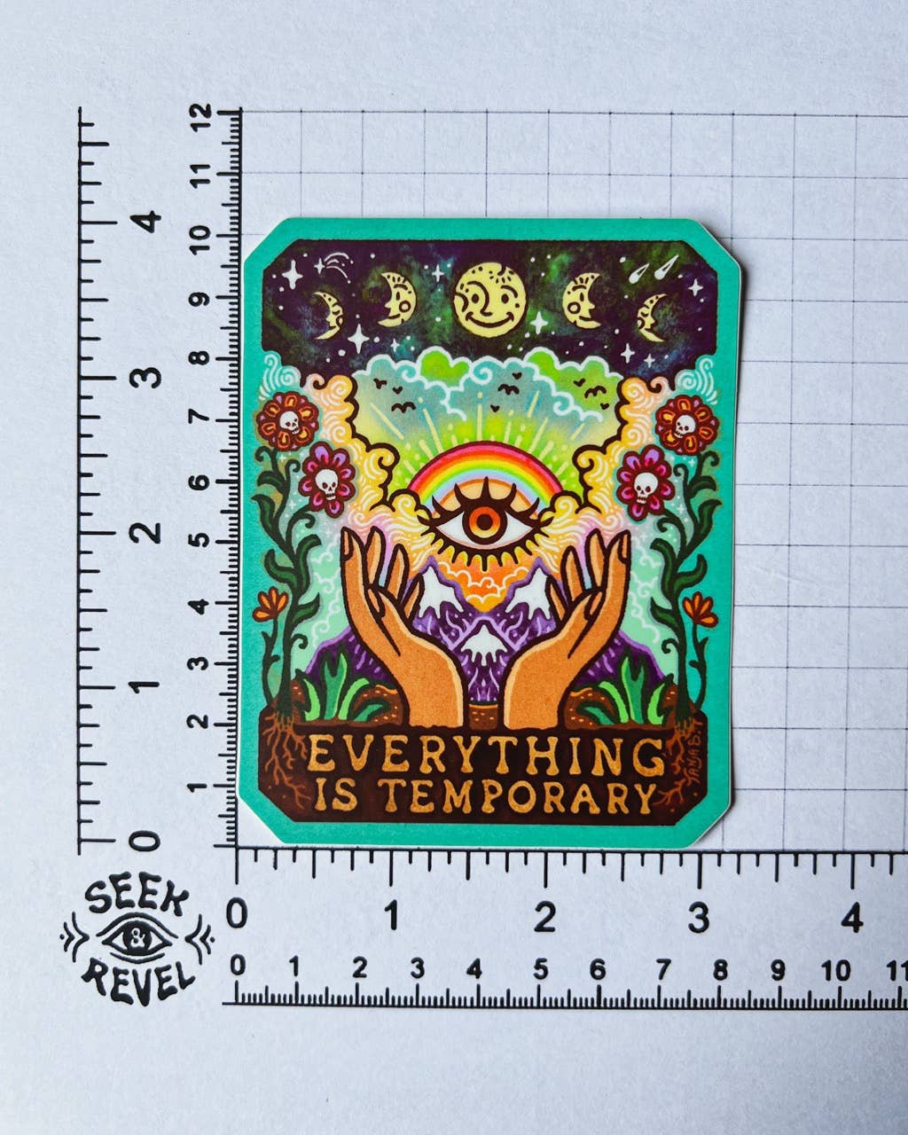 SeeknRevel - Wholesale Sticker - Everything Is Temporary - Sticker2