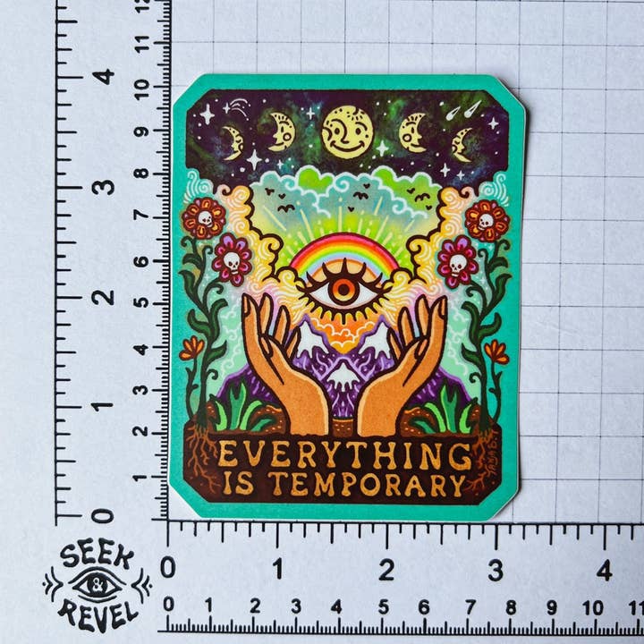 SeeknRevel - Wholesale Sticker - Everything Is Temporary - Sticker2