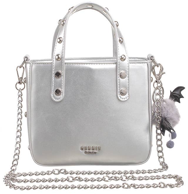 Bessie London - Wholesale Tote Bag - Women's - HALLOWEEN PUNK LUXE TOTE BAG5