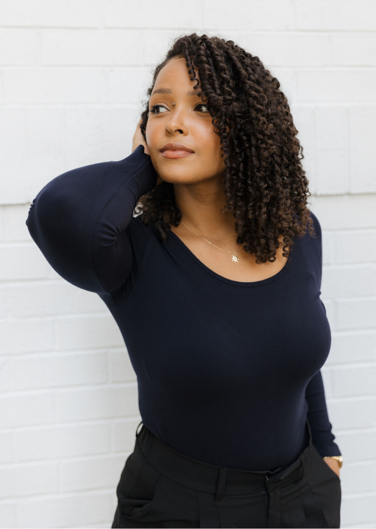 ELIETIAN - Vente Haut en maille – femme - Manches longues réversibles - Coupe incurvée49