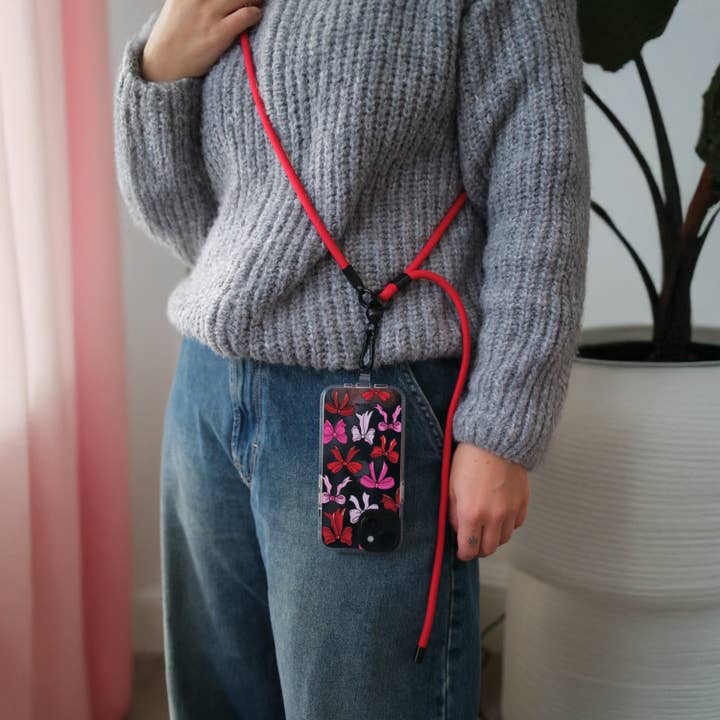 Talk and Tell – wholesale Phonecase strap – Green Swirl Crossbody Rope Lanyard Adjustable Phone Strap4