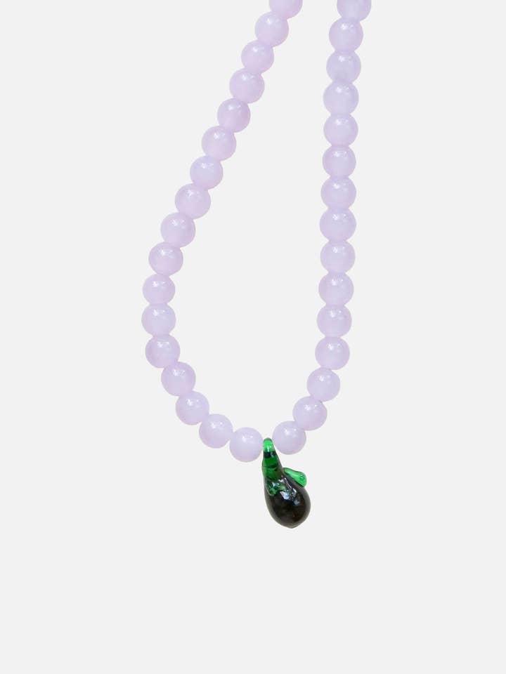 Aubergine & Lilla Perler for engroshandel hos Le Club Olive