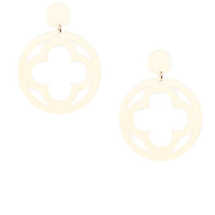 ZENZII Jewelry - Wholesale Dangle Earrings - Open Clover Drop Earring18