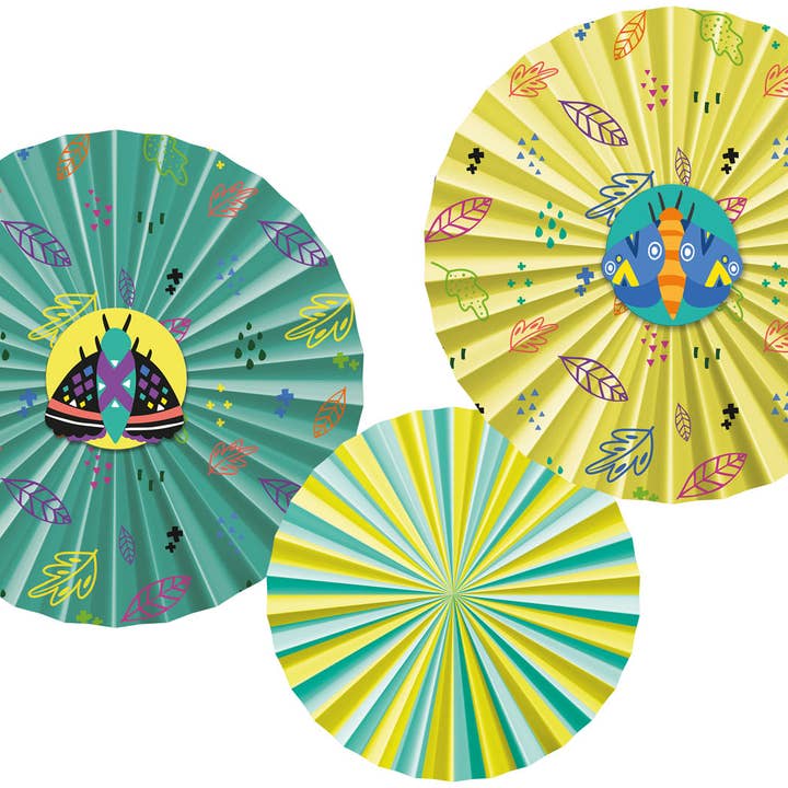 Deco Fanset - Buzzing Bugs - 3-teilig für den Großhandel von Folat BV