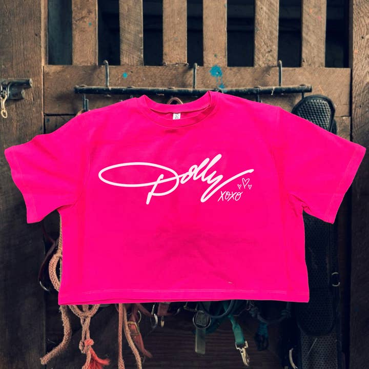 Dolly Crop Top for wholesale by LA PRINT AND STITCH