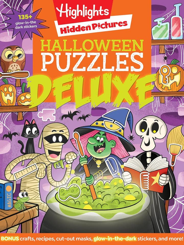 Halloween Puzzles Deluxe for wholesale by Highlights for Children