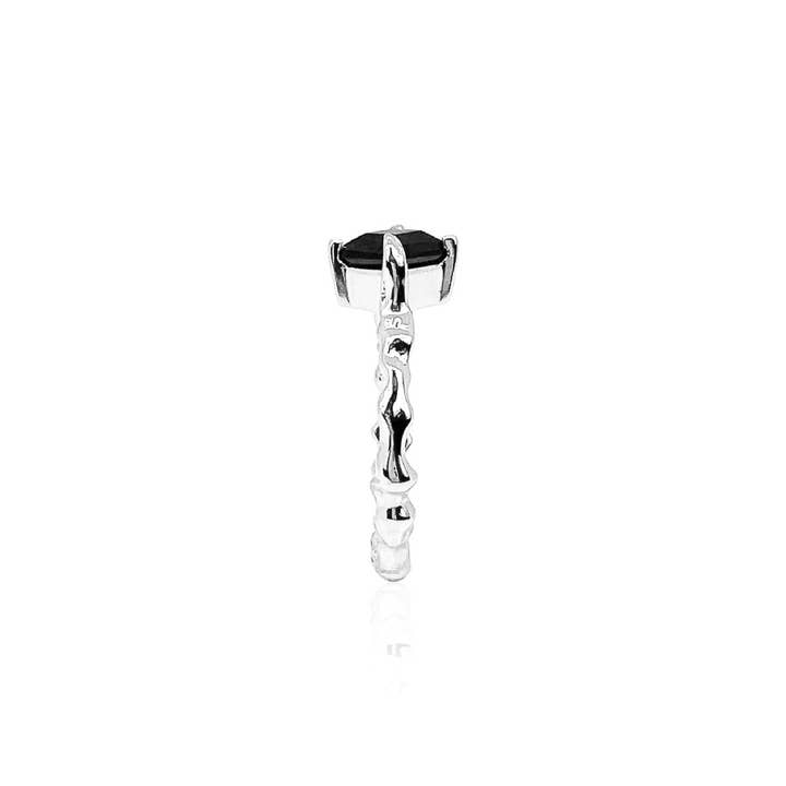 Shop Lausanne – wholesale Cocktail/Statement Ring – Onyx Stam Ring Silver6