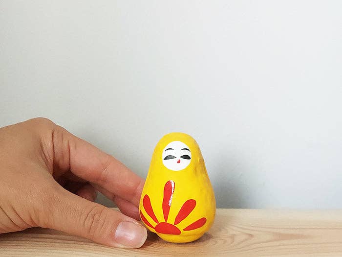 wagumi – wholesale Decorative figurine – Yellow Oh no Konbo by Sameshima Kōgei2