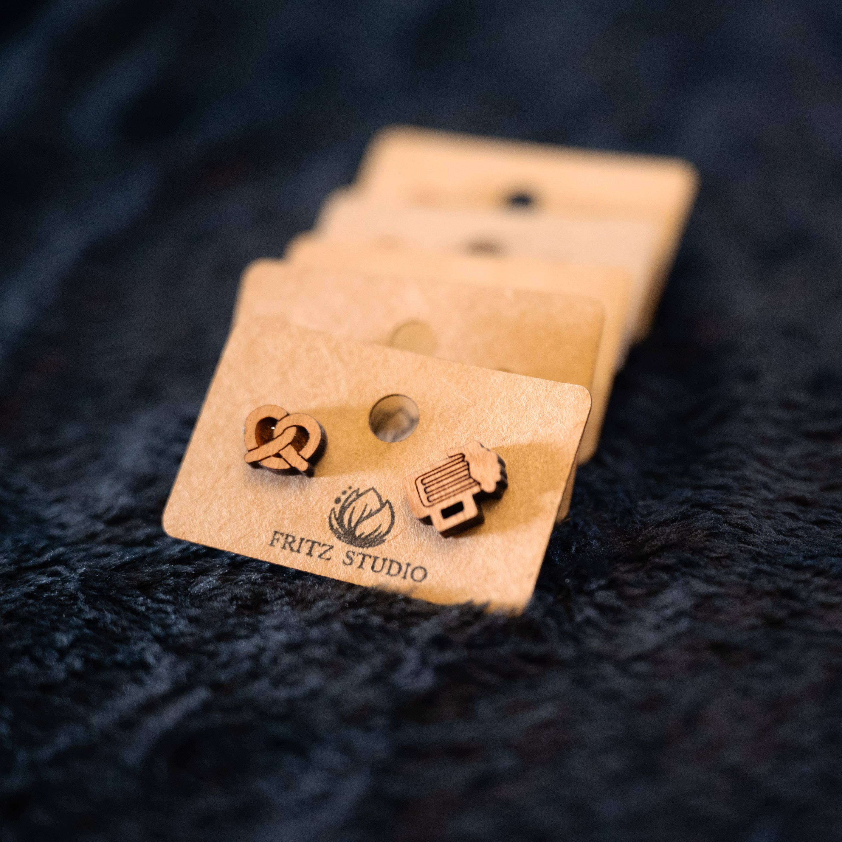 Fritz Studio - Wholesale Dangle Earrings - Pretzel & Pint Collection11