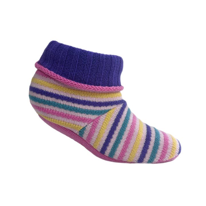 Pantufas Confortáveis Tutti Frutti para Meninas por atacado de Urban Knit Slipper Socks & Gifts