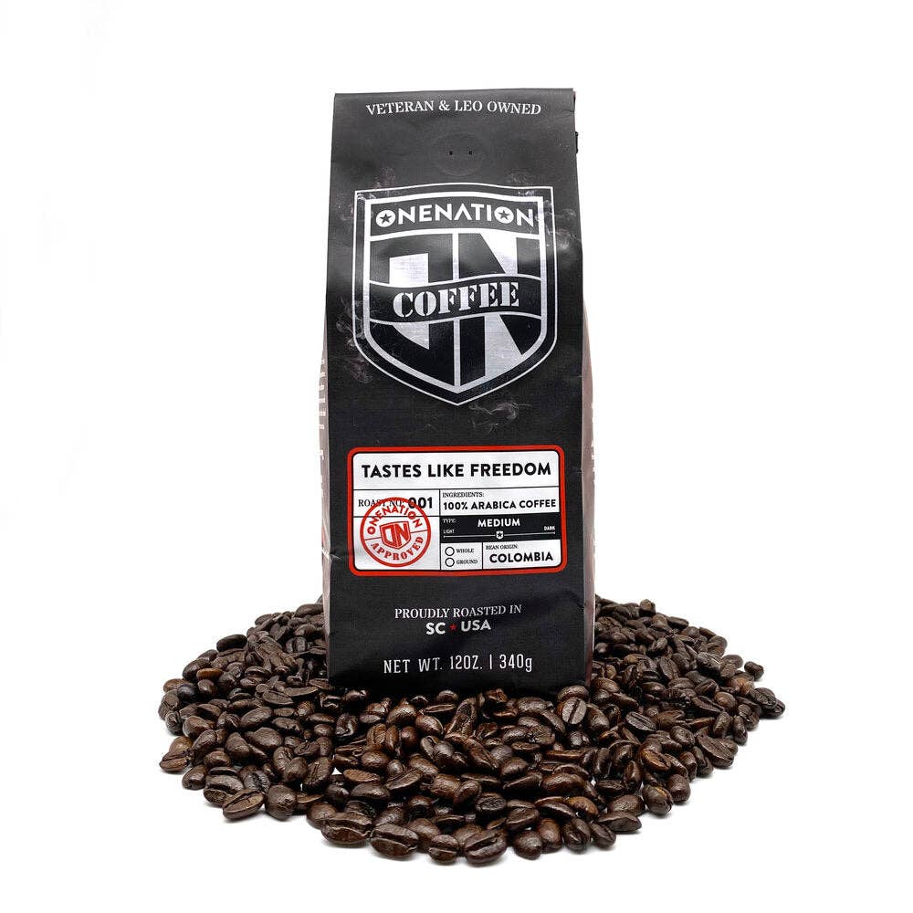 OneNation Coffee - Wholesale Koffiebonen - Smaakt naar Freedom Roast - 12oz0