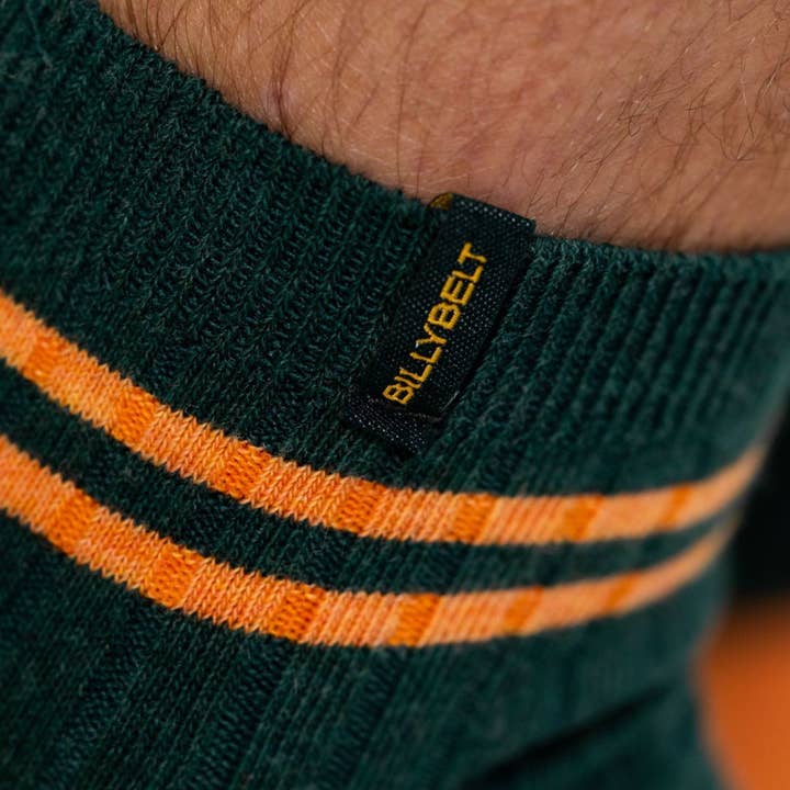 BILLYBELT - Wholesale Socks - Men's - Mid-high combed cotton socks - Green