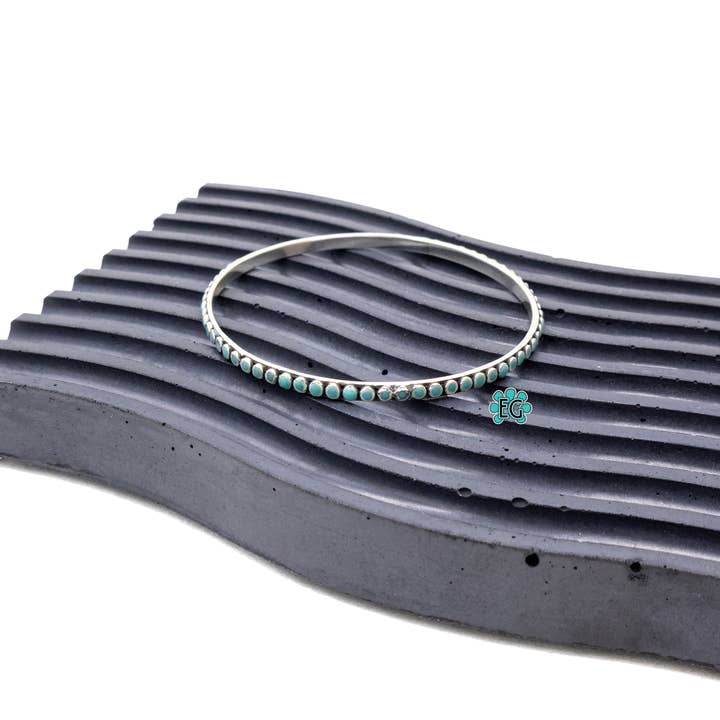 PULSERA YUKON TURQUESA - DELGADA para venta al por mayor de Everley Grace - Wholesale