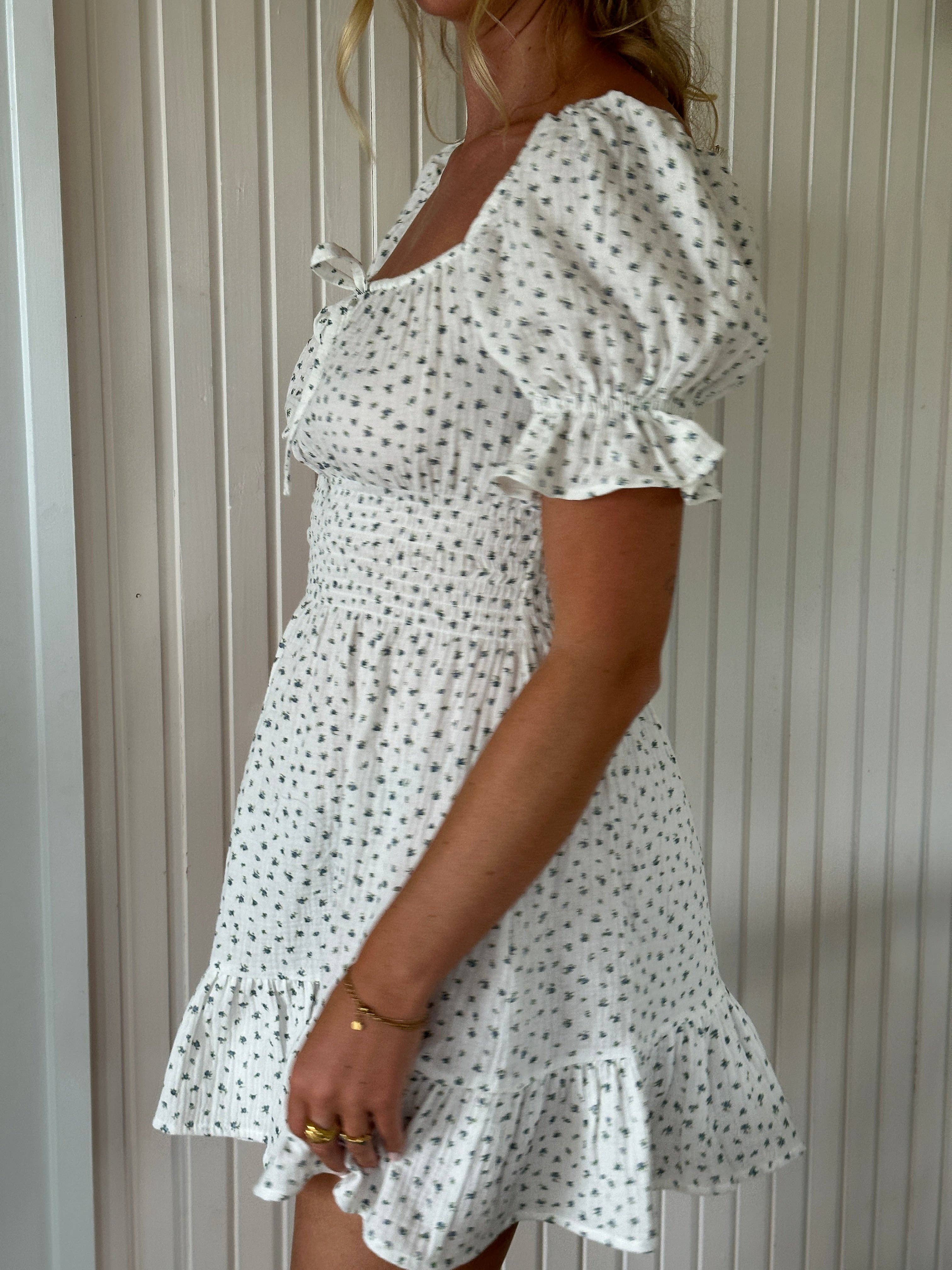 White Freya Dress (limited edition) for wholesale on Faire1