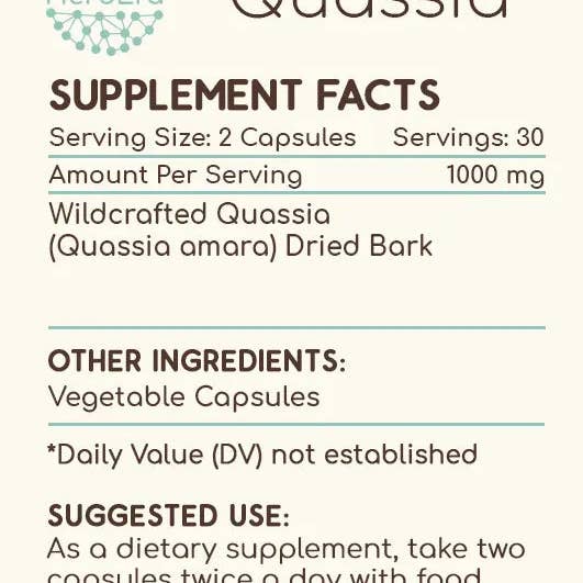 HerbEra - Wholesale Oral Supplement/Vitamin - Quassia Capsules