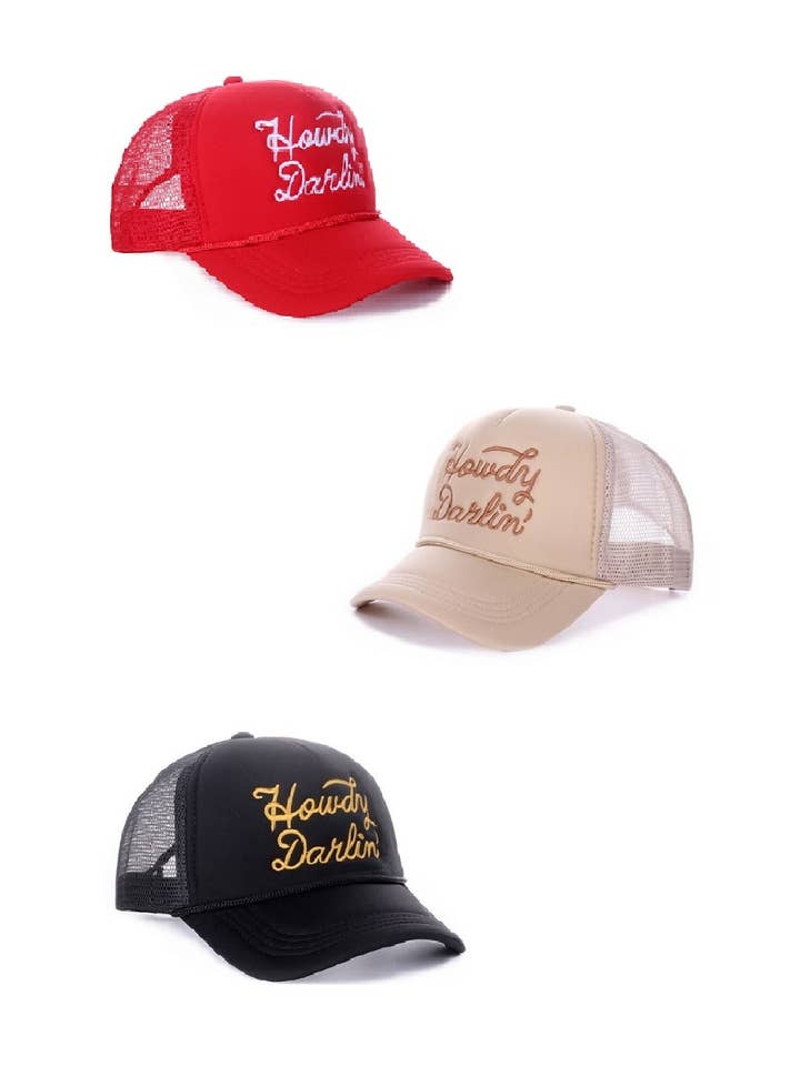 Vanilla Monkey – wholesale Dress – Women's – Howdy Darlin Mesh Trucker Cap