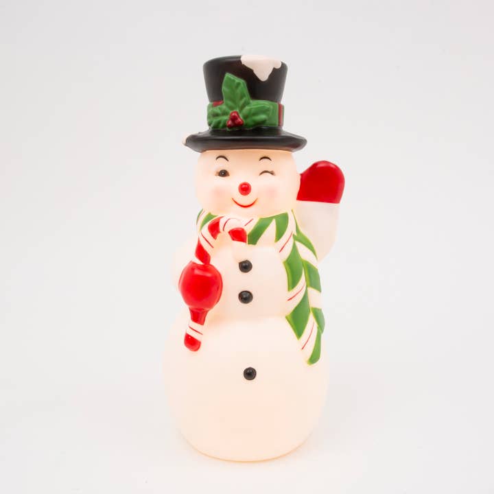 The Gerson Companies - Wholesale Christmas Decoration - Gerson Christmas 24"H UL Electric Lighted Blow Mold Snowman1