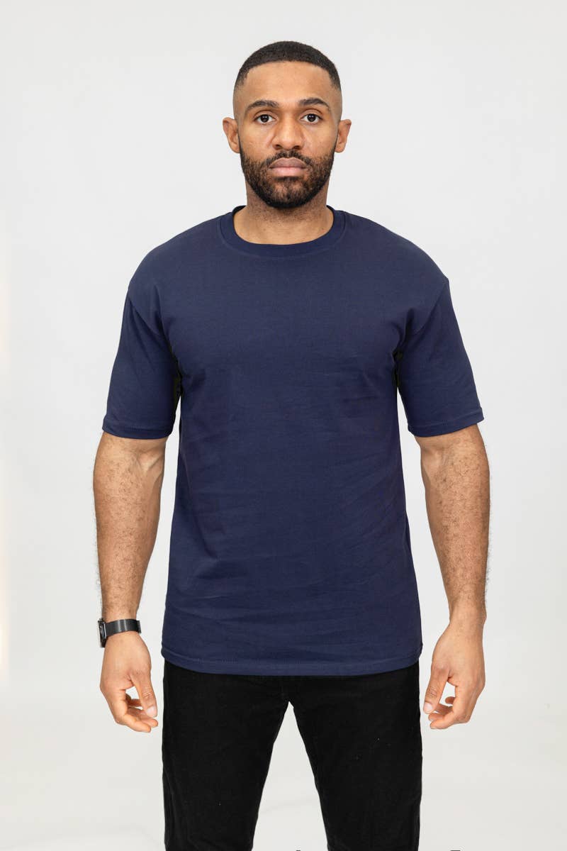 Zayne Paris - Wholesale T-Shirt - Men's - plain oversized round neck t-shirt tx920-11