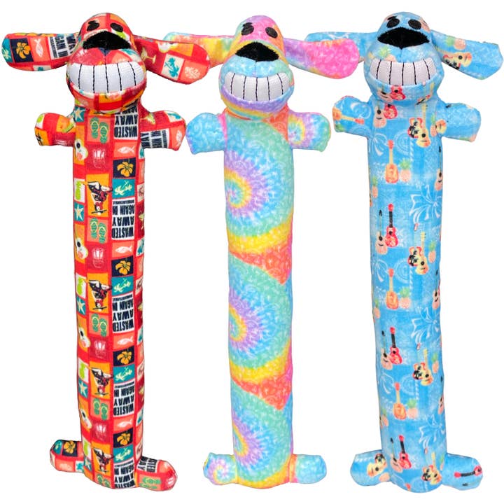 Multipet Margaritaville® Loofa Dog® Plush Dog Toy Assrt 12" for wholesale by Pet Palette Distribution