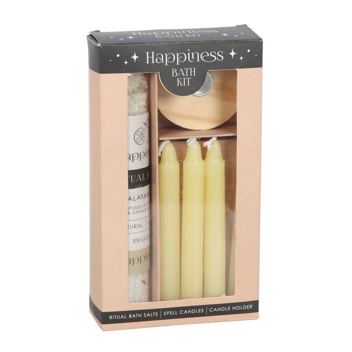 Something Different Wholesale - Wholesale Bath & Body Set - Happiness Herbal Ritual Bath Salt Kit