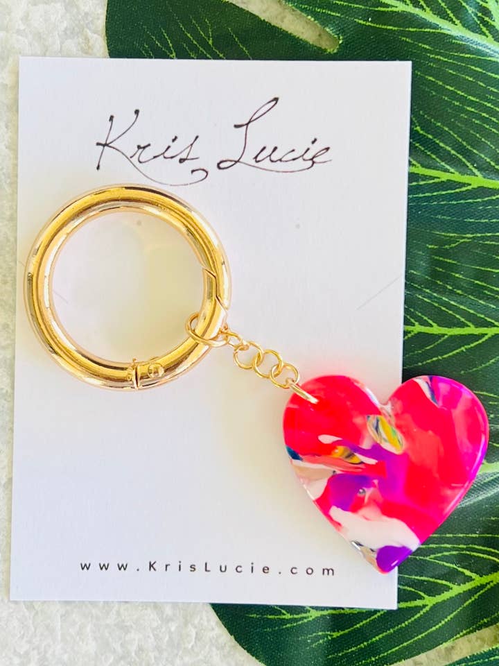 Heart Key Chain for wholesale by Kris Lucie