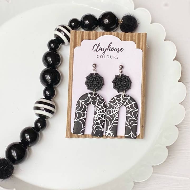 Clayhouse Colours - Wholesale Dangle Earrings - Spooky Season Clay Earrings
