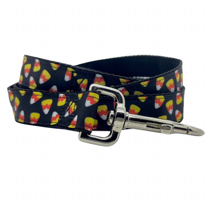 Candy Corn Dog Leash - Halloween Dog Leash - Fall Dog Leash for wholesale by Woofingtons & Company