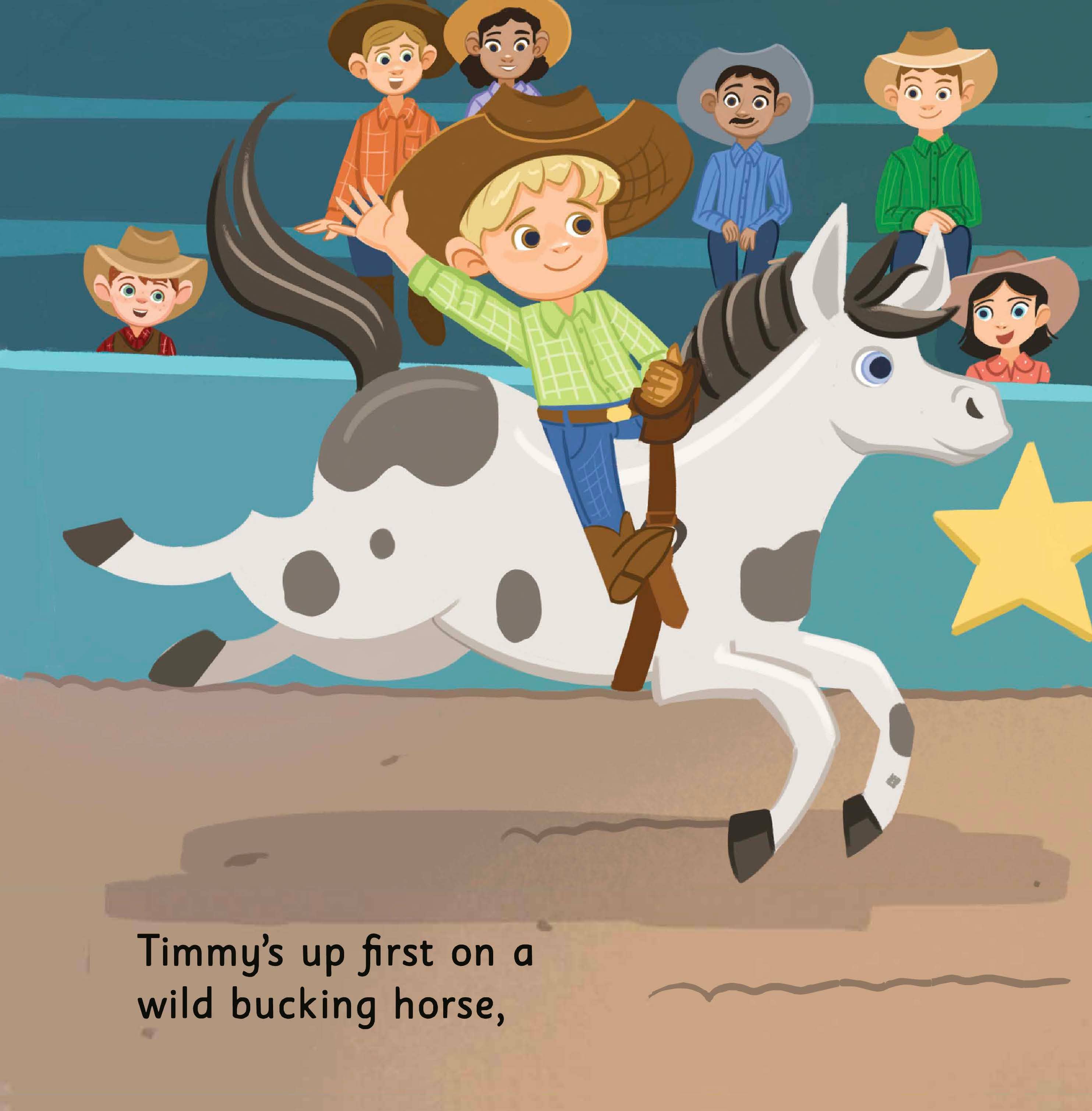 Buckaroo Beau Books - Wholesale Early Reader Book (6-8) - Buckaroo Beau Goes to the Rodeo6