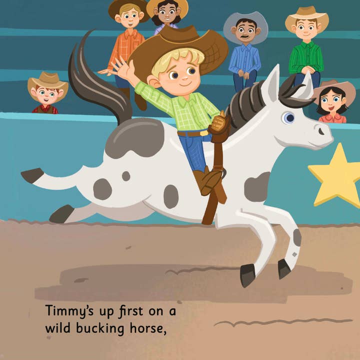 Buckaroo Beau Books - Wholesale Early Reader Book (6-8) - Buckaroo Beau Goes to the Rodeo6