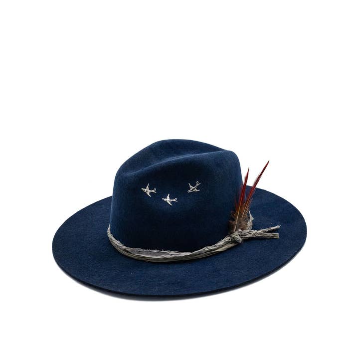 Hampui Hats - Vendita all'ingrosso Fedora - Donna - Uccelli di una piuma
