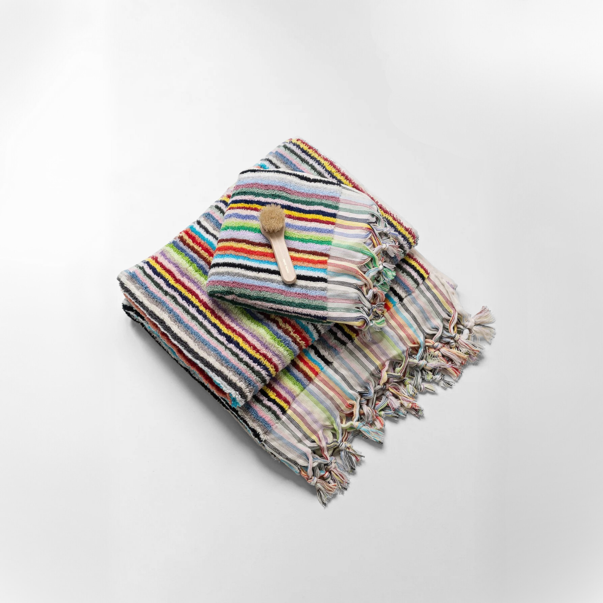 Buld&Co. - Venta al por mayor Toallas de baño - Toalla turca tejida a mano, toalla de mano de baño de playa a rayas, KARA3