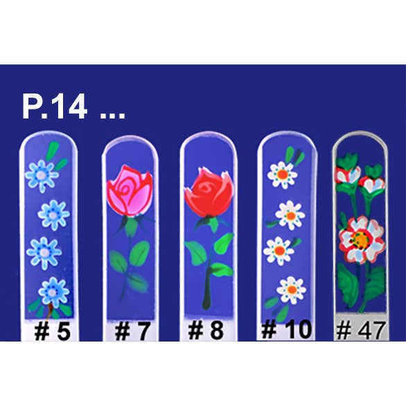 RIKARO - Wholesale 2-in-1 hair & body moisturiser - Glass Nail Files With Flowers