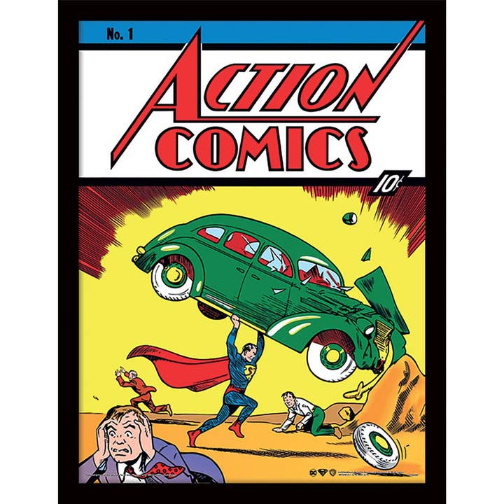 Schilderij Superman (Action Comics No.1) voor wholesale door Pyramid International
