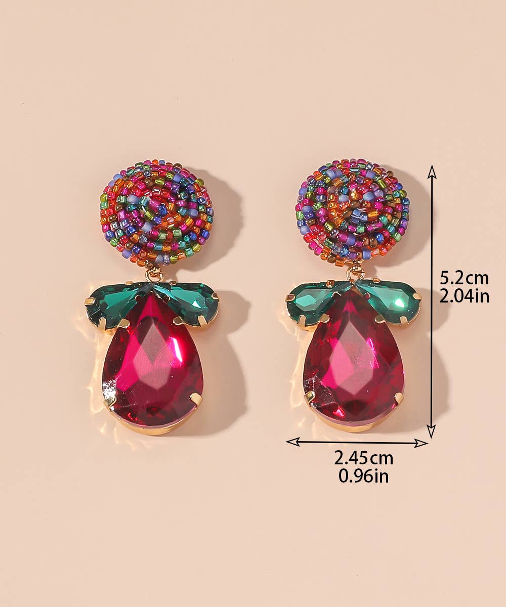 Blossom bijoux – Brincos de argola por atacado – Brincos de botão em ouro 25AHBOL0278