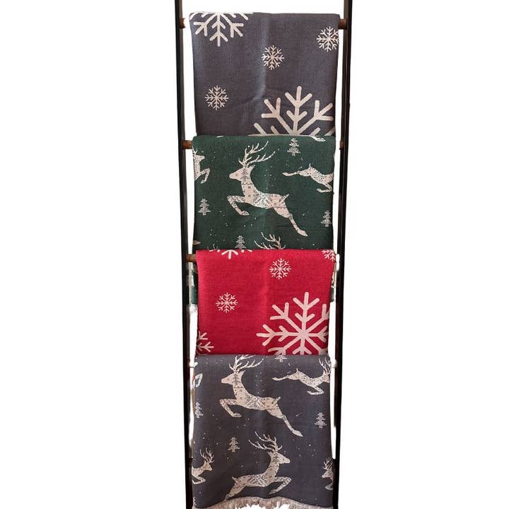 Basic Layers - Wholesale Throw blanket - CHRISTMAS TURKISH COTTON THROW2
