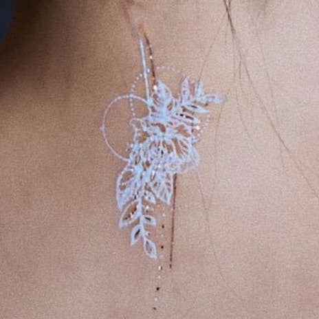 Geometric Flowers Mini Temporary Tattoos Stickers for wholesale by PAPERSELF