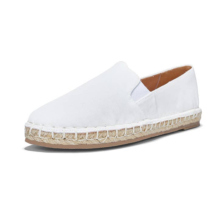 Omine Damenmode Lässige Stoffschuhe Canvas Slipper Loafers Espadrille Freizeit-Wanderschuhe Mokassins Bootsschuhe für den Großhandel von OMINE