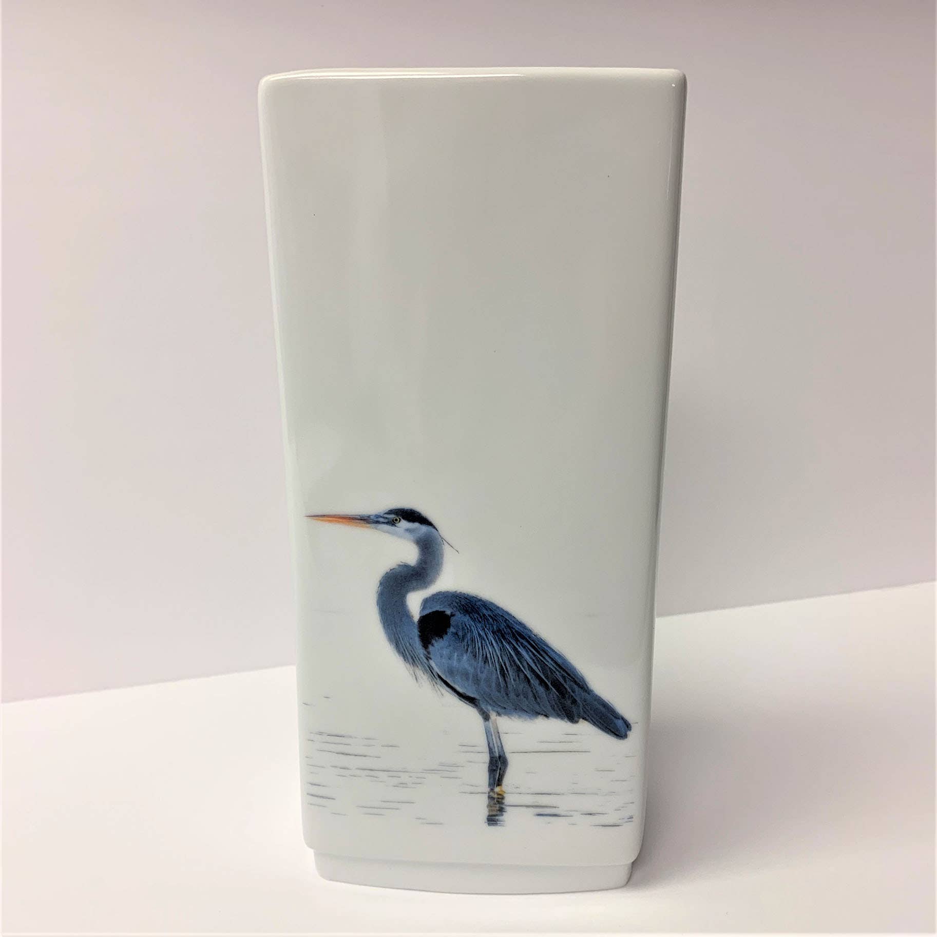 Standing Heron Vase for wholesale by MacHatton & Hall, LLC