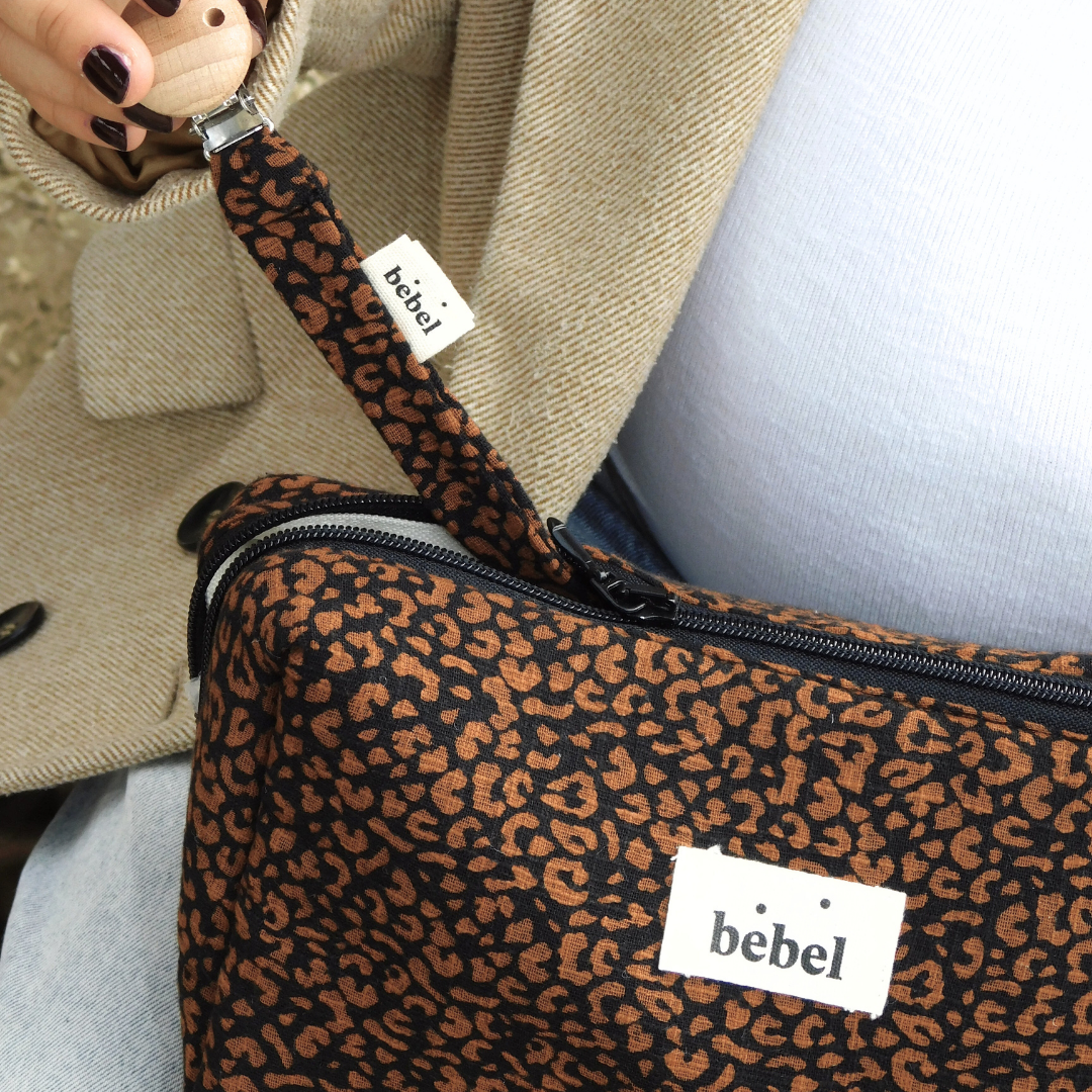 bebel - Wholesale Pacifier Clip - Baby - Leopard pacifier clip2