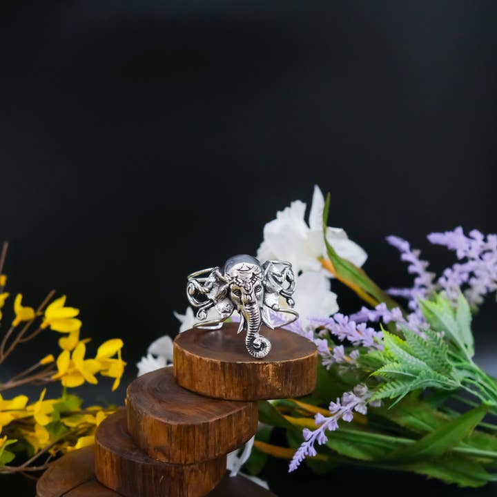 Karma Nepal Crafts - Wholesale Cuff Bracelet - Handmade Boho Elephant Adjustable Bracelet