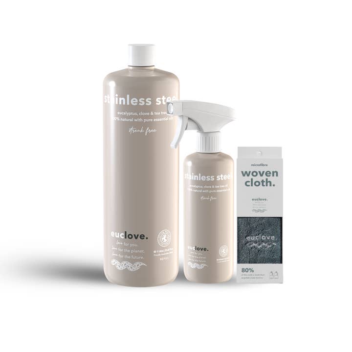 Stainless Steel Cleaner for wholesale by Euclove - Naturally Clean